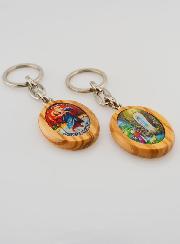 Porte-clés ND-Lourdes & Saint Christophe