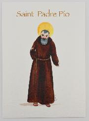 Carte Religieuse Livret - Saint Padre Pio