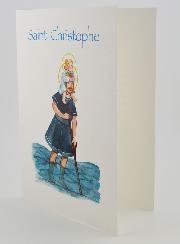 Carte Religieuse Livret - Saint Christophe