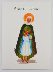 Carte Religieuse Livret - Sainte Anne