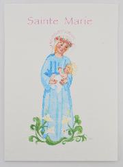 Carte Religieuse Livret - Sainte Marie