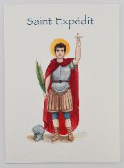 Carte Religieuse Livret - Saint Expédit