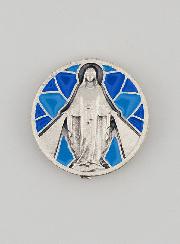Plaque Auto Magnet Émail - Vierge Miraculeuse