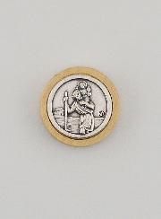 Plaque Auto Magnet Saint Christophe - 22mm