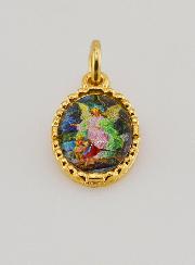 Médaille Bord Torsadé 15mm - Ange Gardien