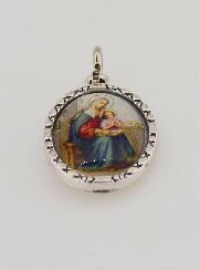 Médaille Bord Torsadé 25mm - Sainte Anne