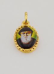 Médaille Bord Torsadé 15mm - Saint Charbel