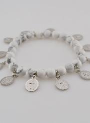 Bracelet des 12 Saints - Pierre Blanche
