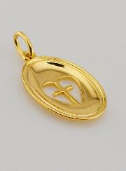 Pendentif Croix & Ex Voto Finition Or 18k