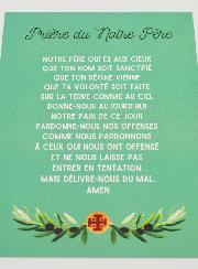 Carte de Prière Grand Format - Notre Père