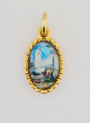 Médaille Bord Torsadé 15mm - Notre Dame de Fatima