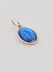 Médaille Miraculeuse Bleue - 12mm