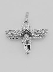 Pendentif Ange-Gardien en Argent