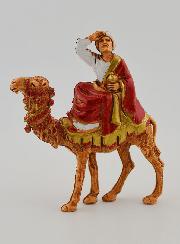 Santons Rois Mages sur Chameau - 6 cm