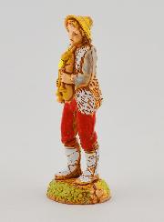 Santon Musicien Joueur de Cornemuse - 6 cm