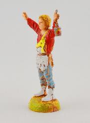 Santon Berger à la Lanterne - 6 cm