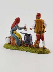 Santon Marchande de Marrons - Hauteur 6 cm