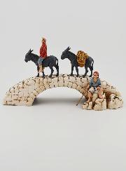 Santon Ânes sur Pont - Hauteur 6 cm