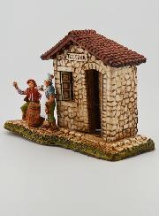 Santon Taverne, Tavernier et Client