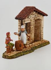 Santon Taverne, Tavernier et Client