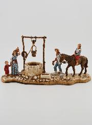 Santon Scène du Puits - 6 cm