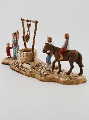Santon Scène du Puits - 6 cm
