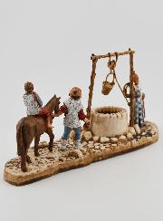Santon Scène du Puits - 6 cm
