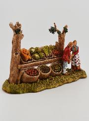 Santon - Primeur et son Étal - 6cm