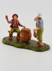 Santon Aubergiste et Client - 6cm