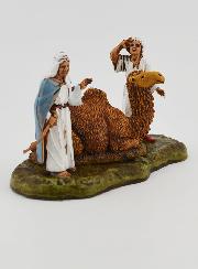Santon Chameliers et Chameau Assis - 6cm