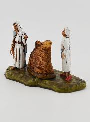 Santon Chameliers et Chameau Assis - 6cm