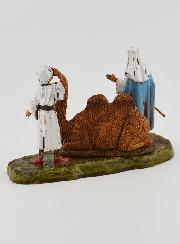 Santon Chameliers et Chameau Assis - 6cm