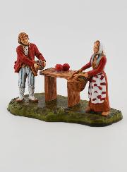 Santon Primeur et Cliente - 6cm