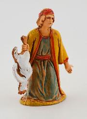 Santon Homme au Poulet - 6 cm