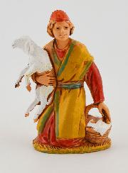 Santon Homme et Agneau - 6 cm