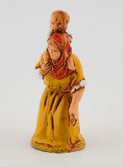 Santon Mendiante et son Enfant - 6 cm