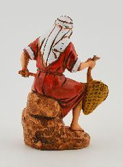 Santon Pêcheur à l'Épuisette - 6 cm