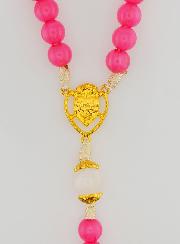 Chapelet Ex Voto Perles en Verre - Rose