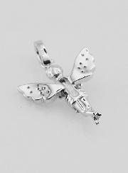 Pendentif Ange-Gardien en Argent - 23mm