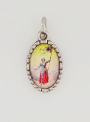 Médaille Bord Torsadé 15mm - Sainte Jeanne d'Arc