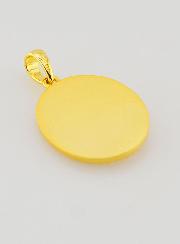 Médaille Vierge Marie Bord Brillant - 18mm