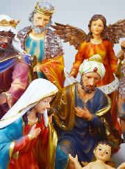 Grande Crèche de Noël Complète 11 Santons - 45cm