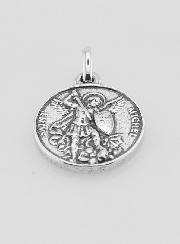 Médaille Saint Michel en Argent 925 Plaqué - 15mm
