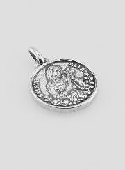 Médaille Sainte Rita en Argent 925 Plaqué - 18mm