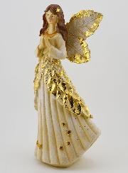 Ange Doré Pailleté en Prière - 20cm