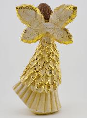 Ange Doré Pailleté en Prière - 20cm