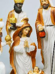 Crèche de Noël 6 Santons - 33cm