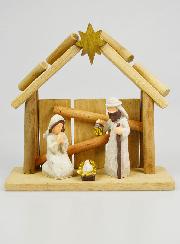 Crèche de Noël Nativité Sculptée - 20cm