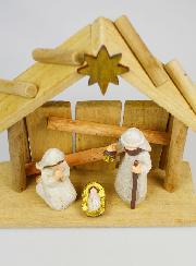 Crèche de Noël Nativité Sculptée - 20cm