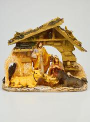 Crèche de Noël Scène Nativité 5 Santons - 30cm